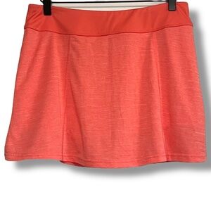 bolle tech Active‎ Skort Size Medium Coral Pink Pull On Tennis Pickleball Golf